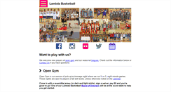 Desktop Screenshot of lambdabasketball.com